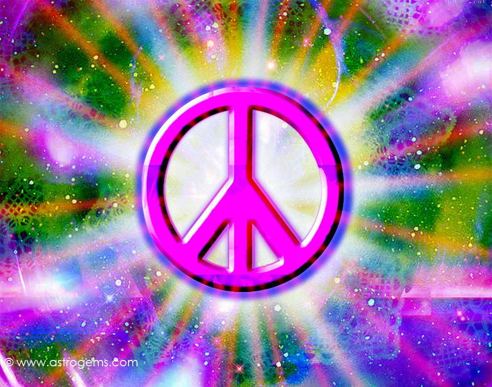Colorful Peace Sign Backgrounds