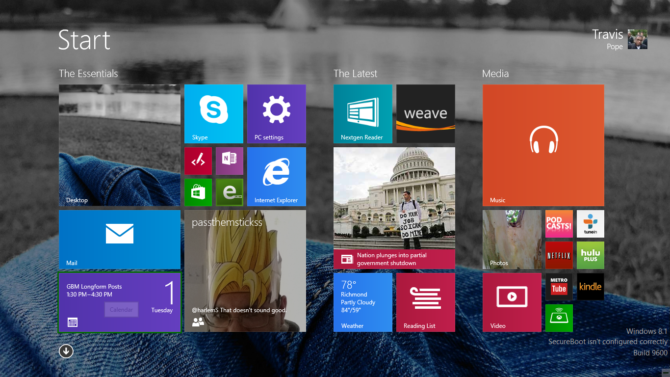Free download How to Add a Background to the Start Screen in Windows 81