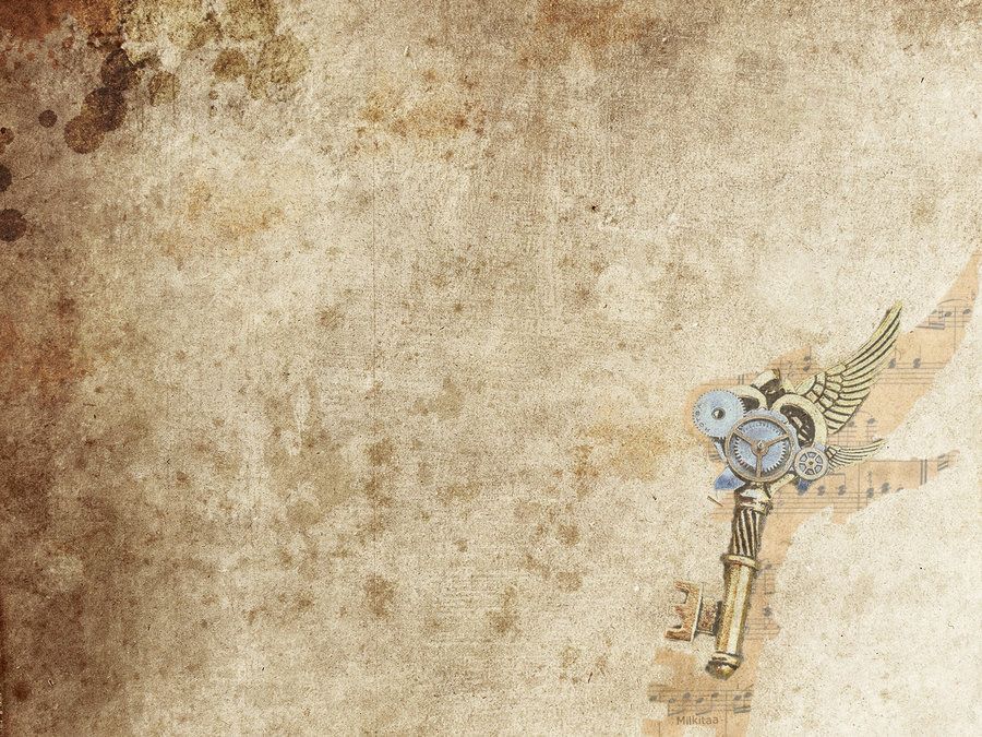 Simple Steampunk Key Wallpaper By Milkitaa