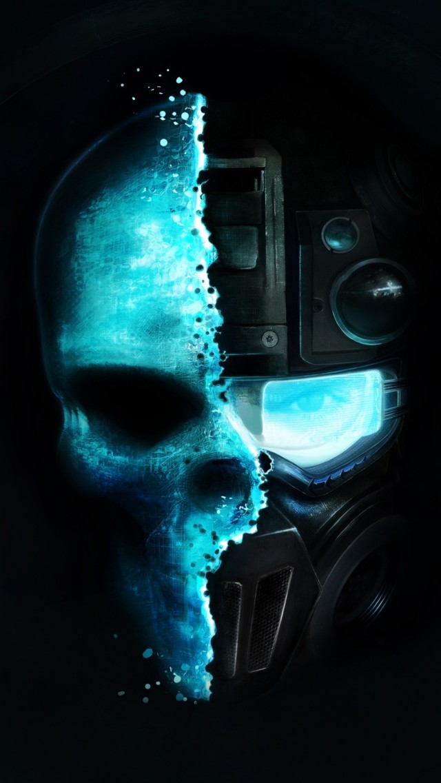 Ghost Recon Skull iPhone 5s Wallpaper