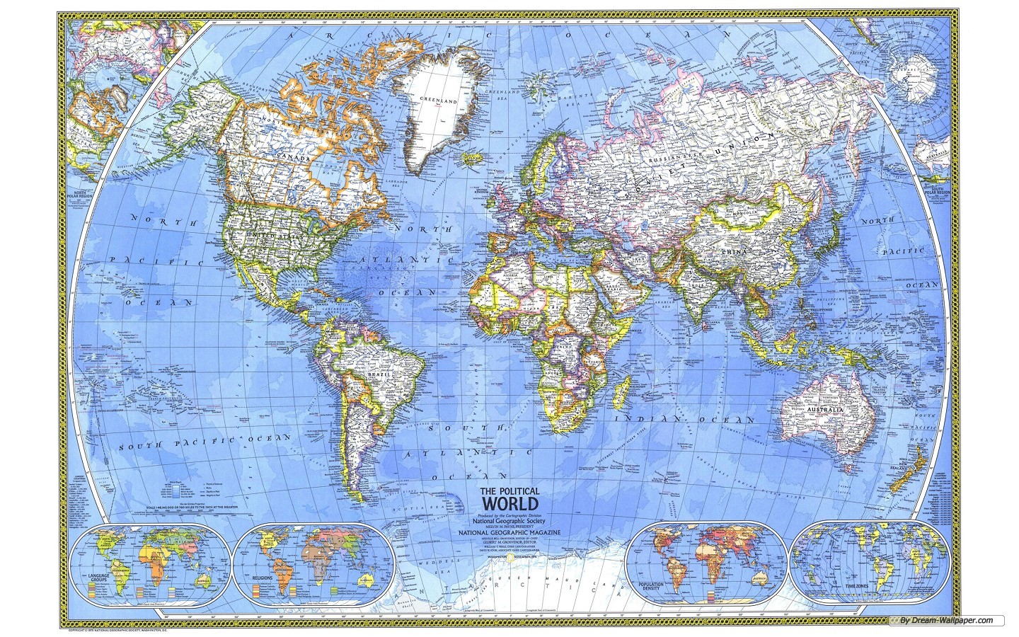 Travel Wallpaper World Map