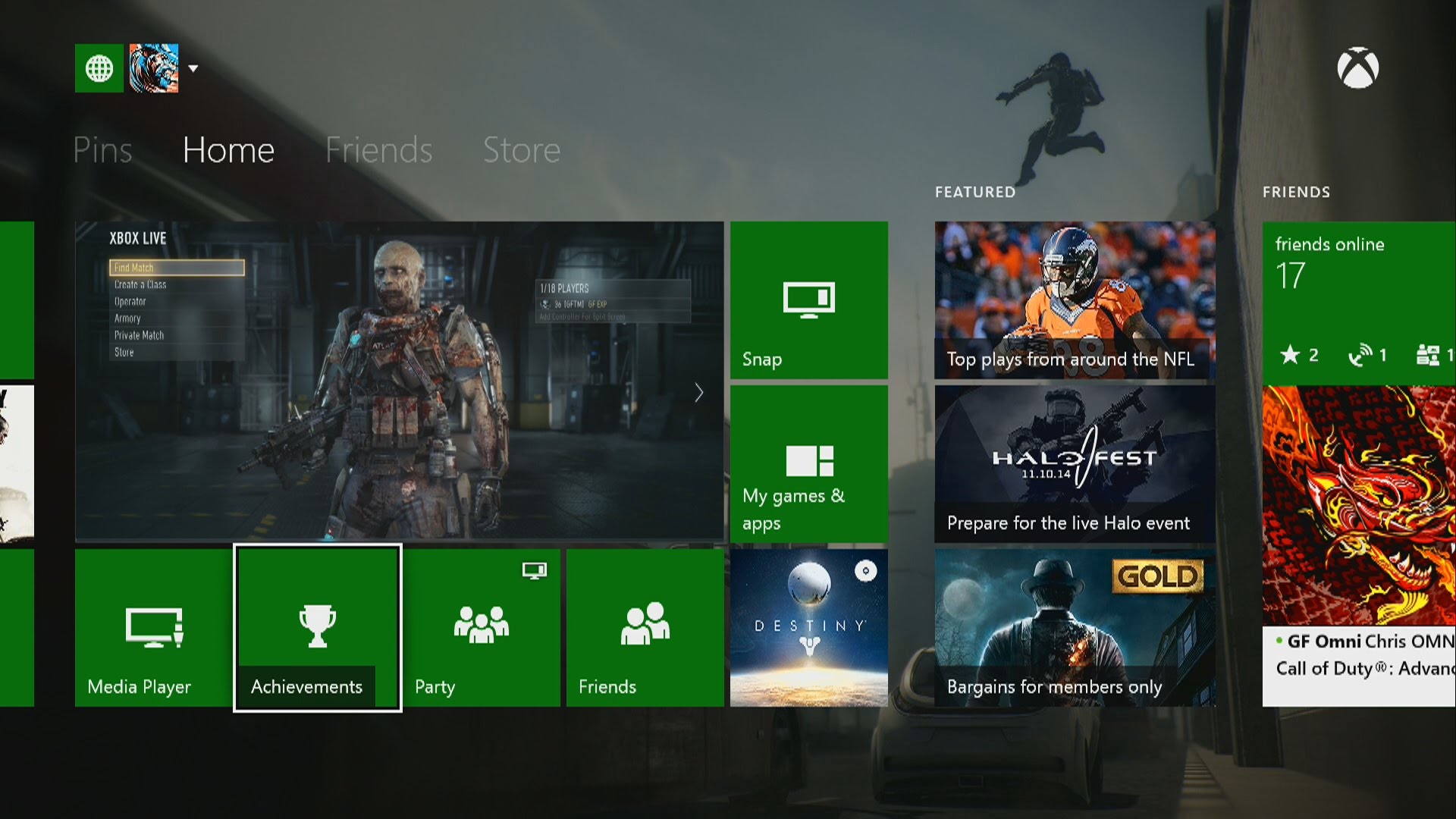 Custom Xbox One Dashboard Background New Update