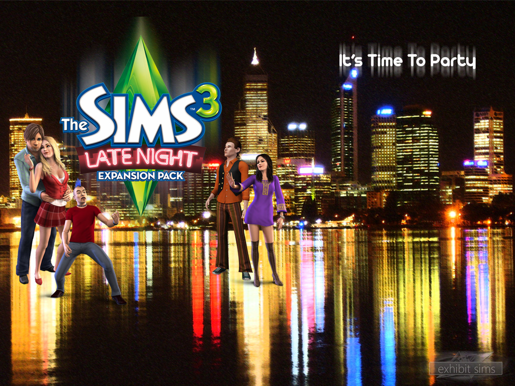 The Sims Late Night Wallpaper
