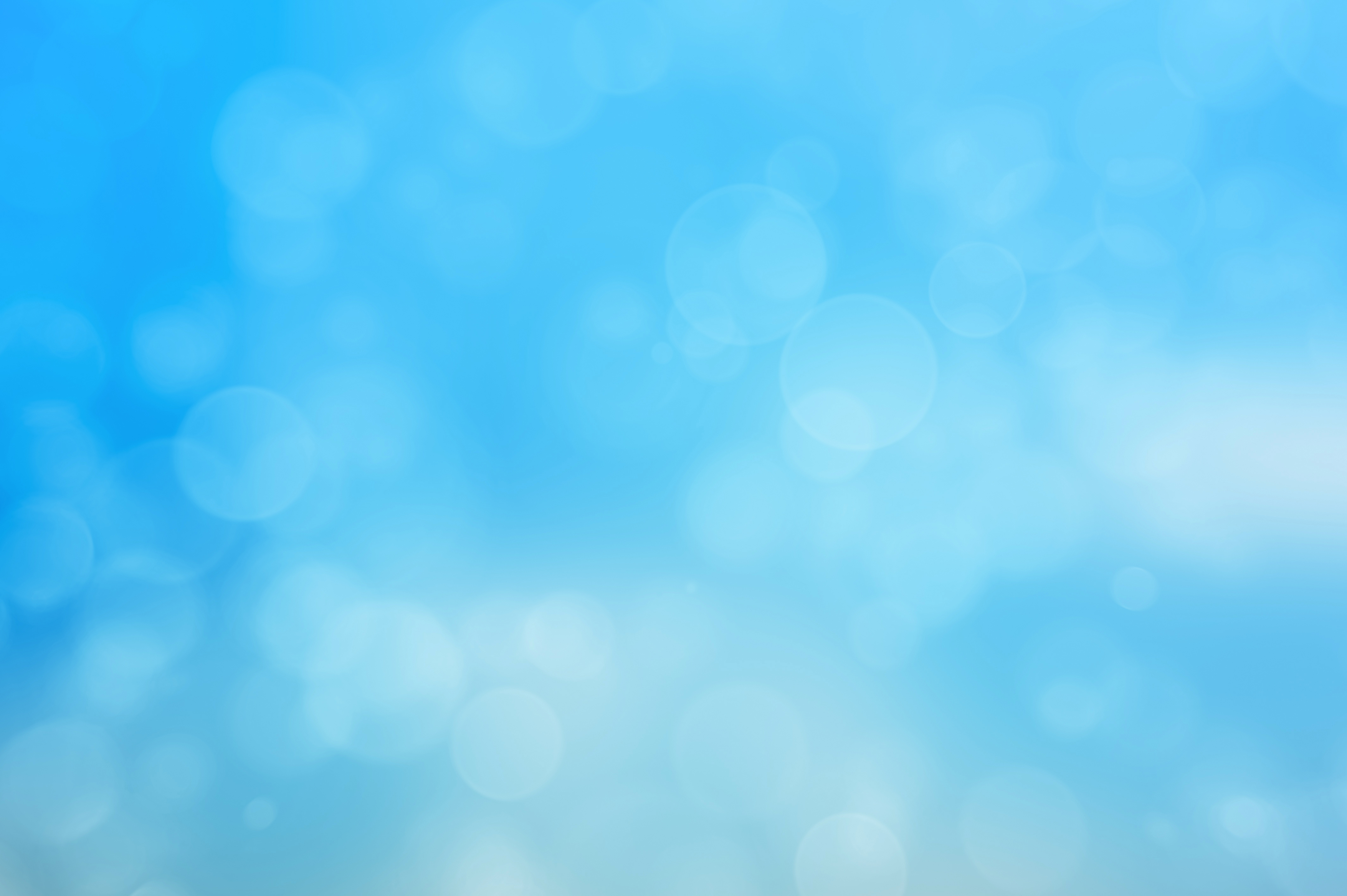 Abstract light blue background with bokeh effect