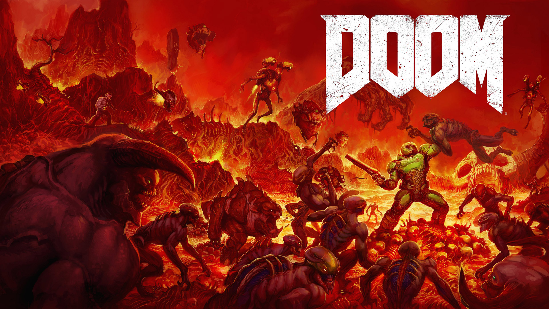  150 Doom 2016 Wallpapers WallpaperSafari