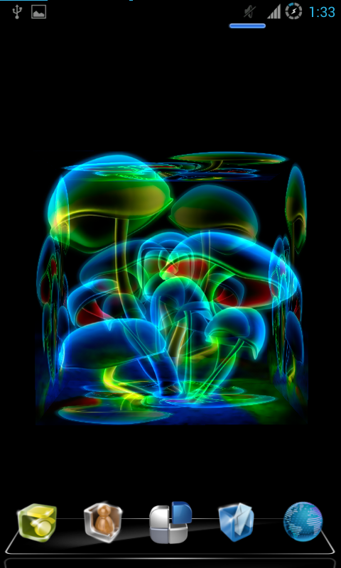 Triple Color Neon Mushrooms Png Illustration 16349277 PNG