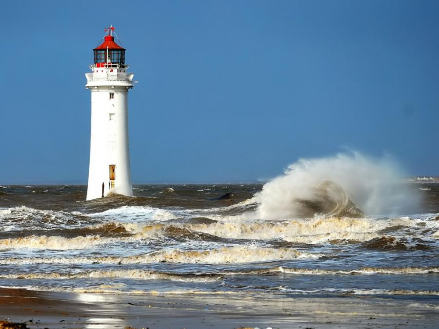 Lighthouse Wallpaper Storm The And