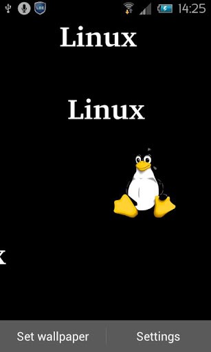 Bigger Linux Systems Live Wallpaper For Android Screenshot