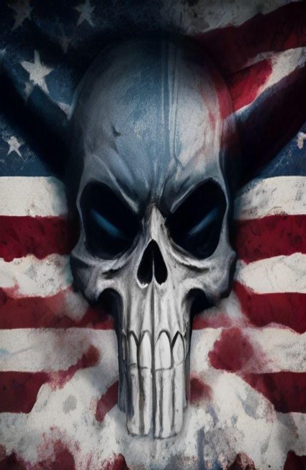 American Flag Punisher Skull Wallpaper