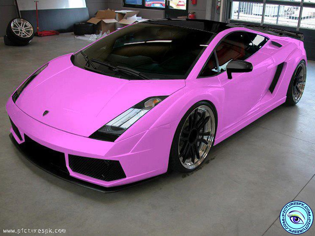 Pink Car Picture Wallpaper In Resolution