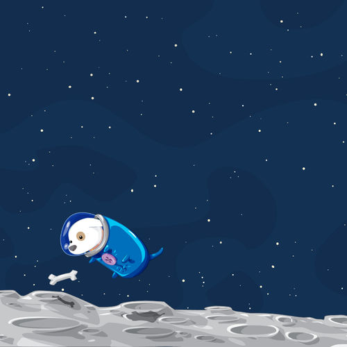 Download Space Dog Wallpaper For Samsung Galaxy Tab