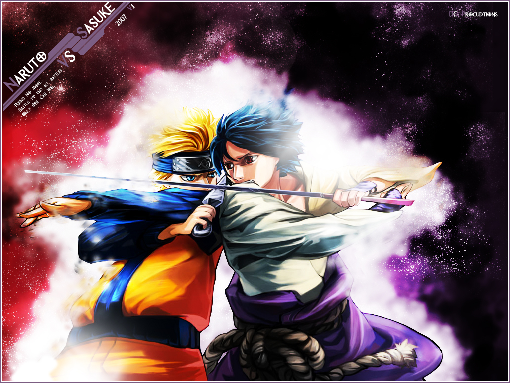 Naruto Vs Sasuke Wallpaper By Demoncloud