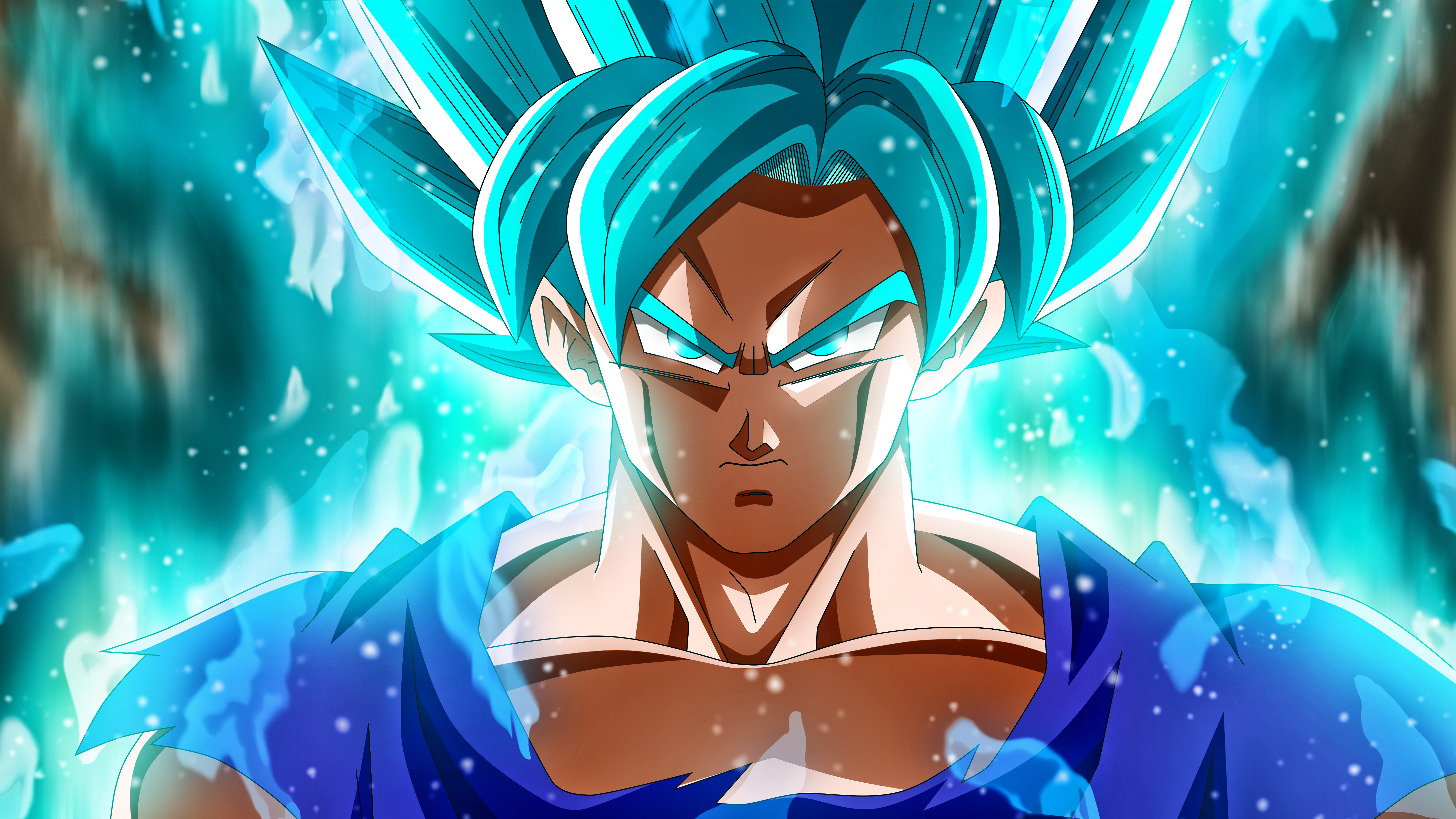 Mastered Super Saiyan Blue 5k Wallpaper HD Anime 4k Image