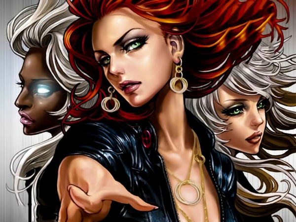 Ics Storm Rouge Jean Grey Rogue Marvel Wallpaper