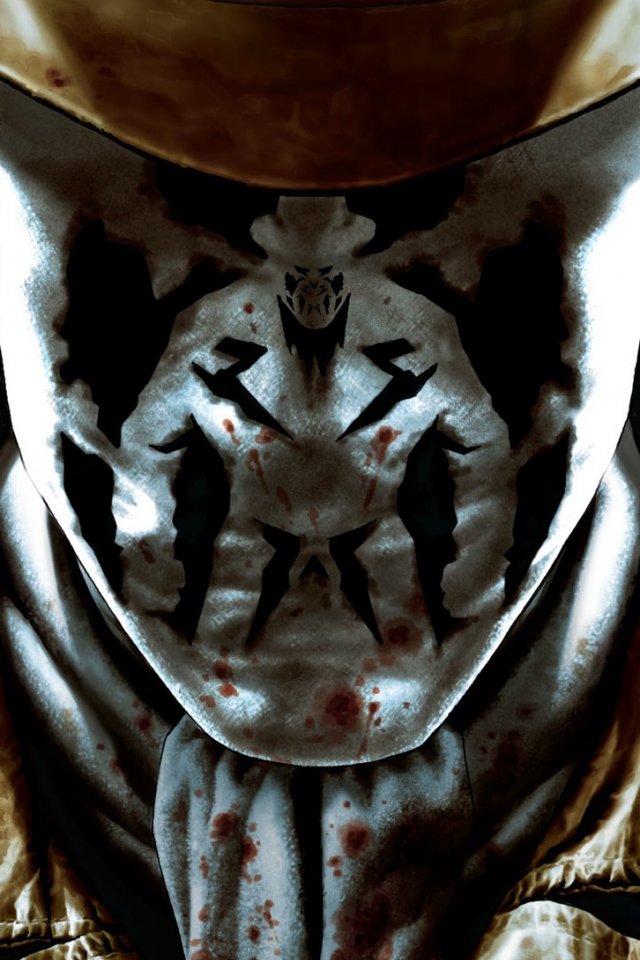 Before Watchmen Rorschach iPhone Wallpaper