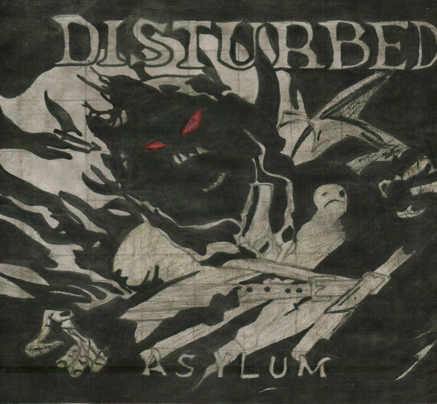 Disturbed Asylum Album Cover Wallpaper By