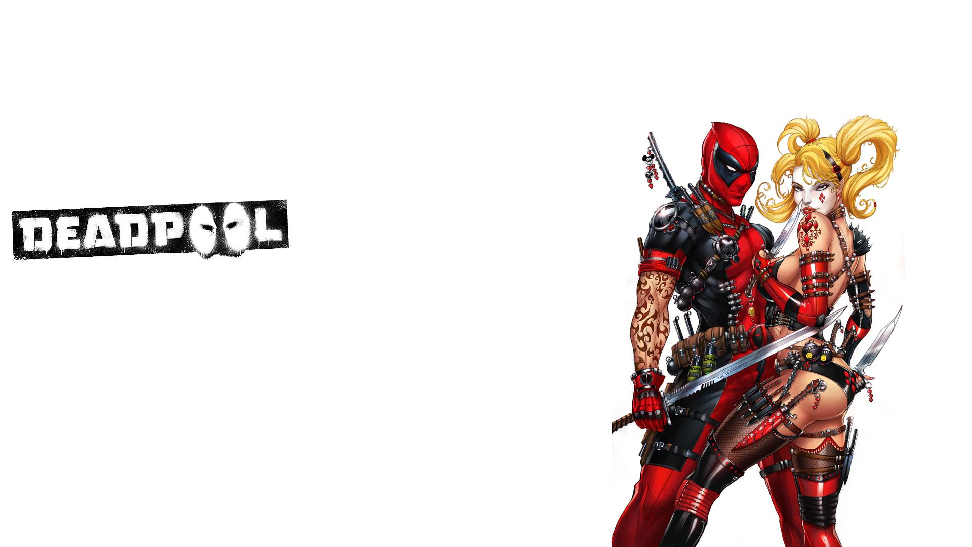 Deadpool n Harley Quinn wallpaper enjoy 1080p   Imgur