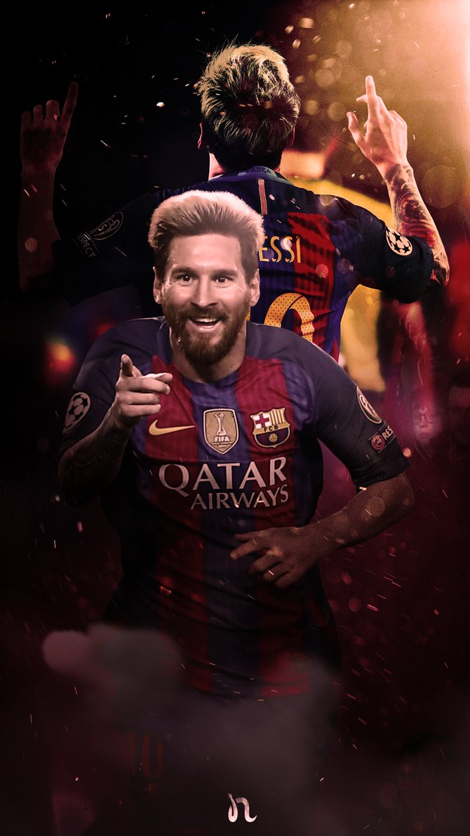 Mobile Wallpaper Messi By Enihal
