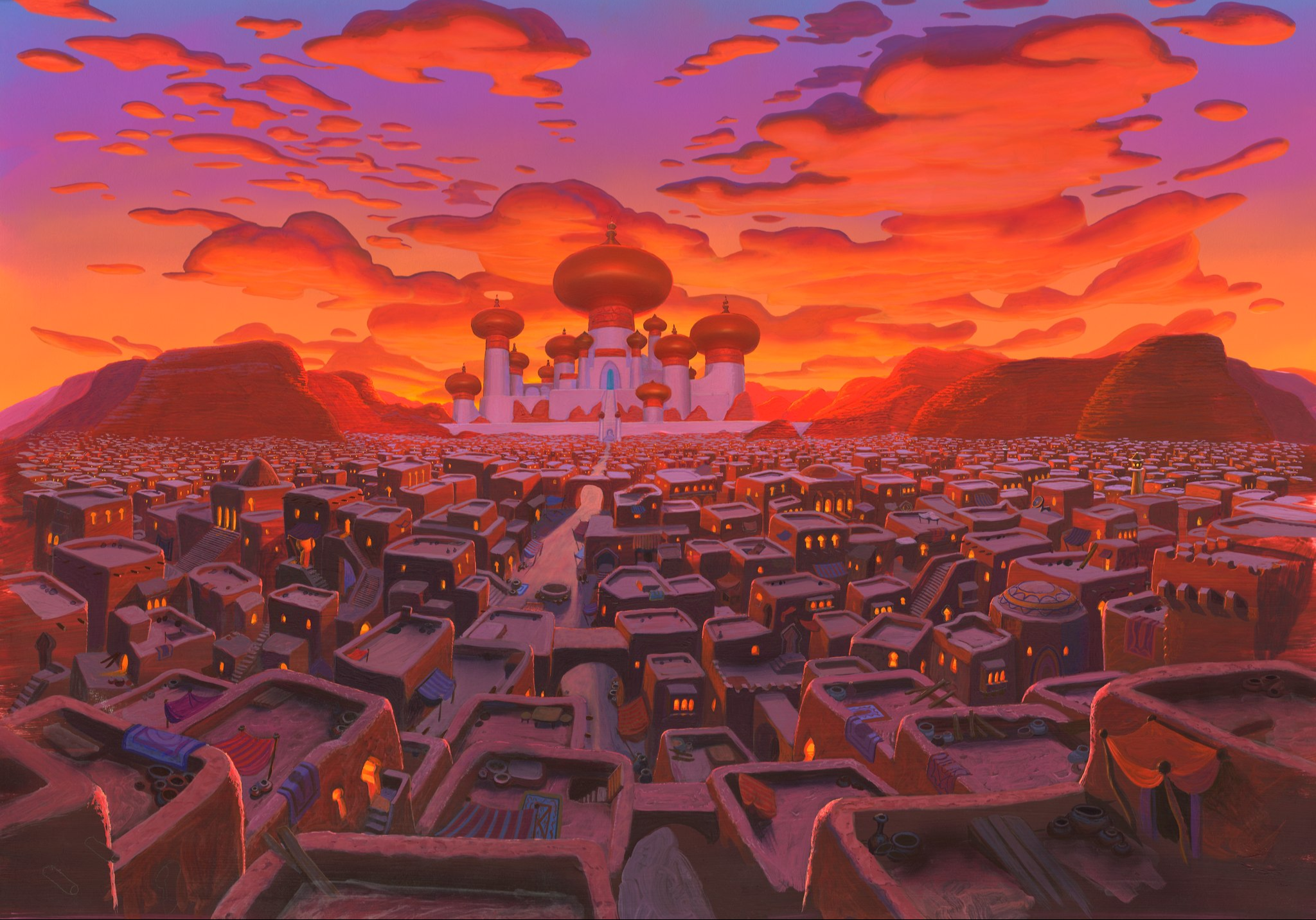 Concept Art For Agrabah From Disney S Aladdin With Image