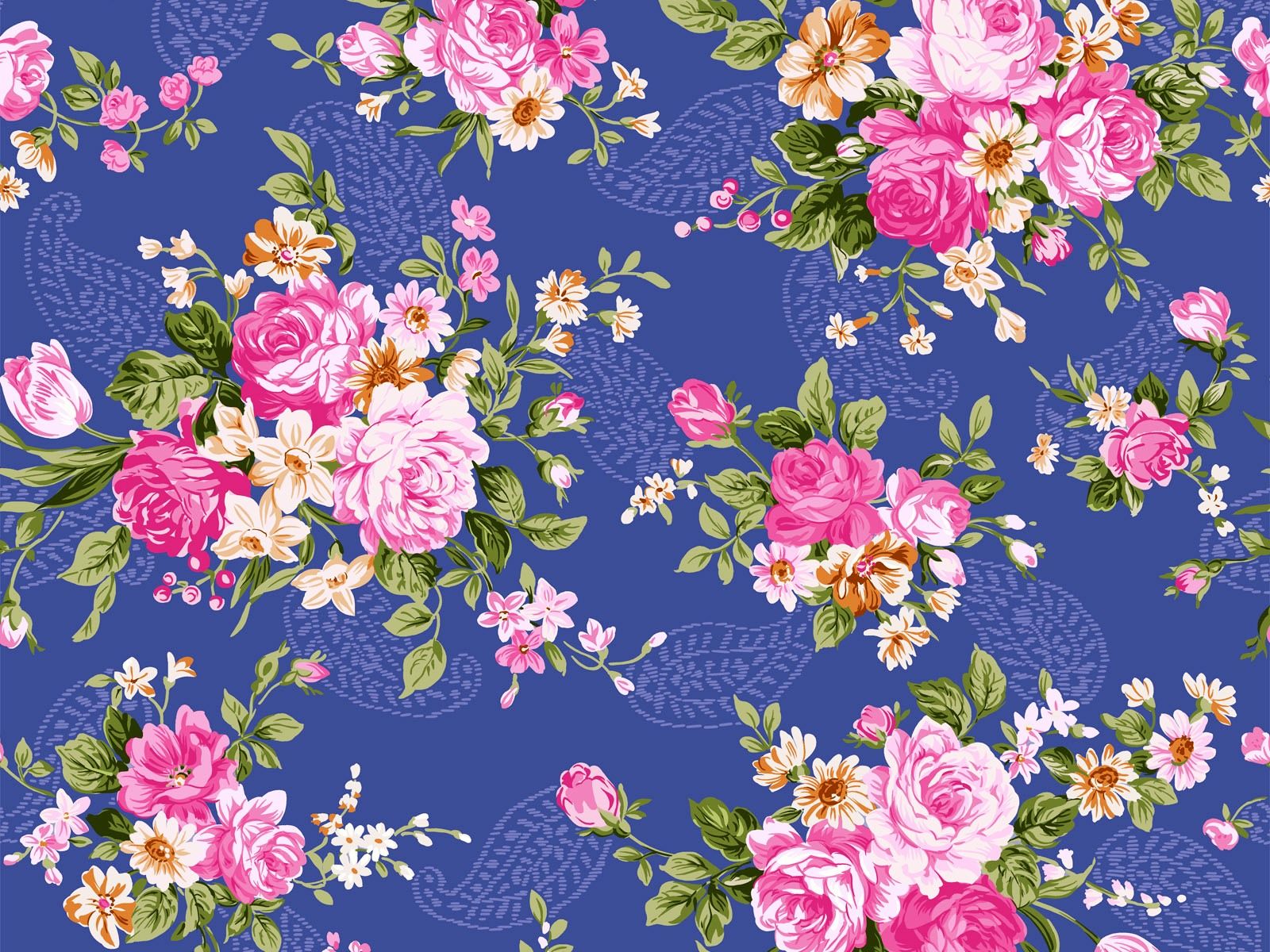 Floral Print Desktop Wallpaper At Wallpaperbro