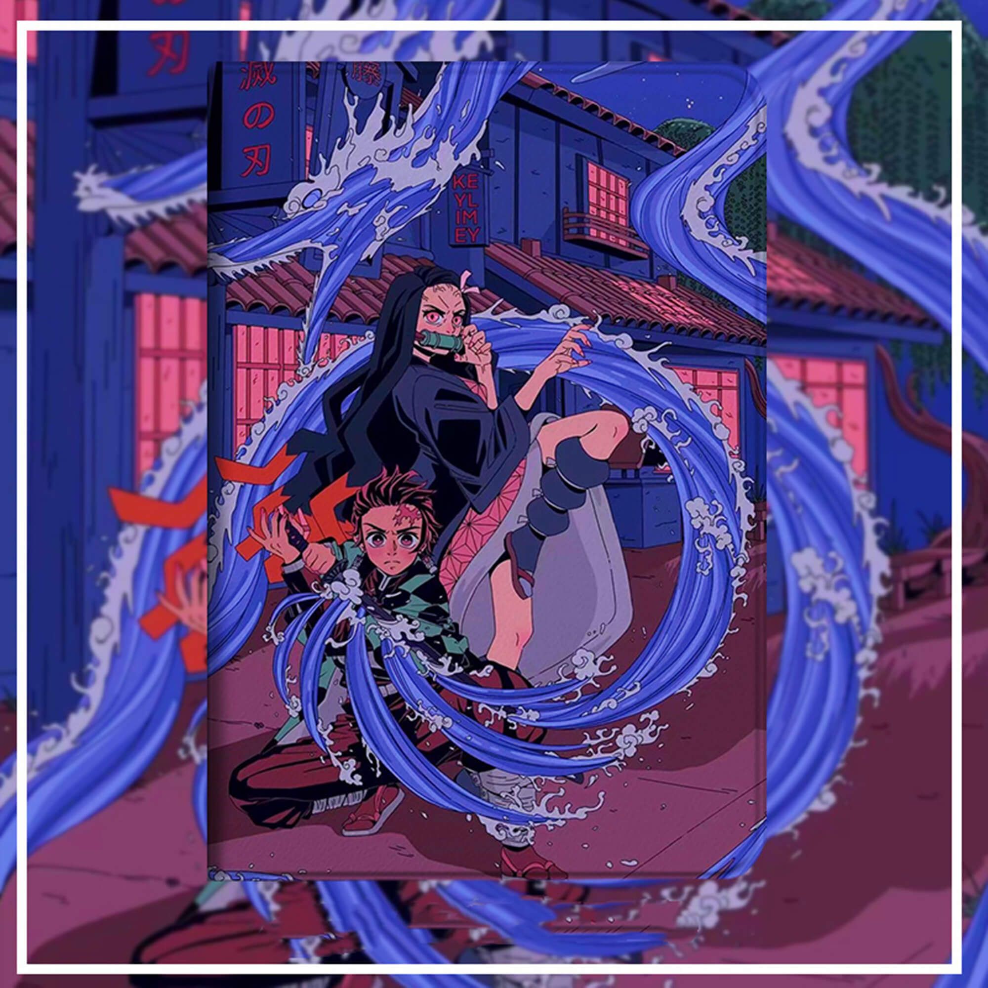 Demon Slayer iPad Case Kimetsu No Yaiba Anime Wallpaper