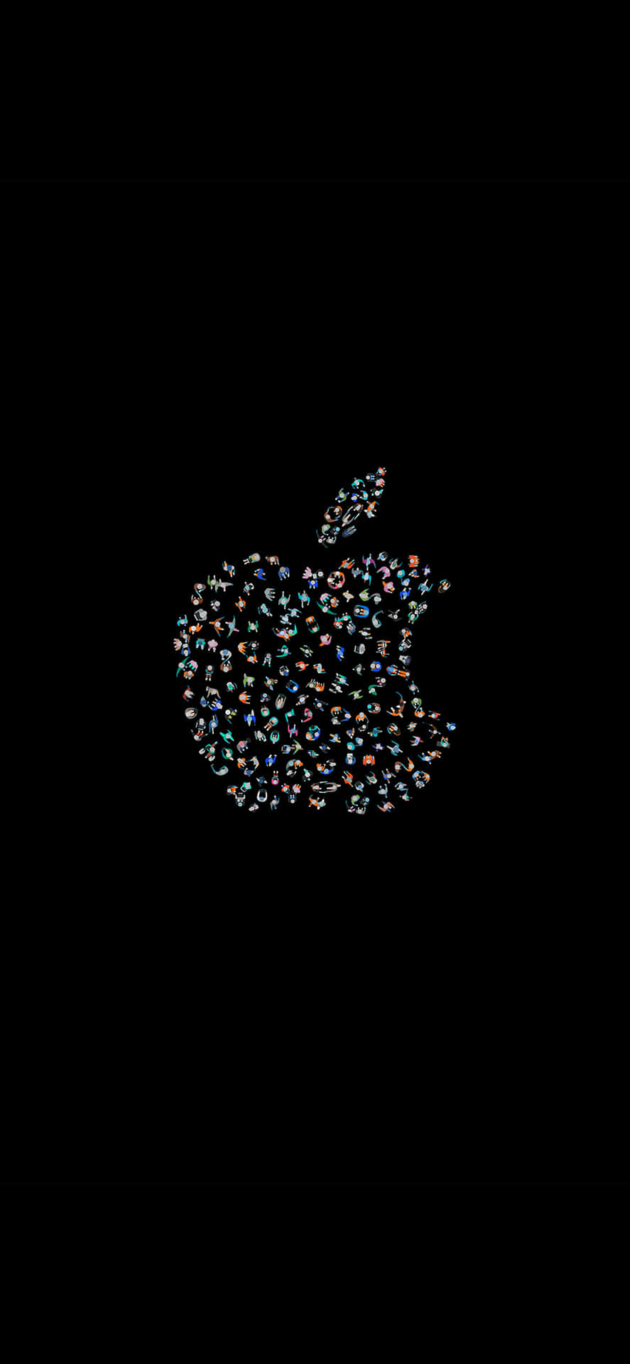 iPhone X Apple Logo Display Wallpaper
