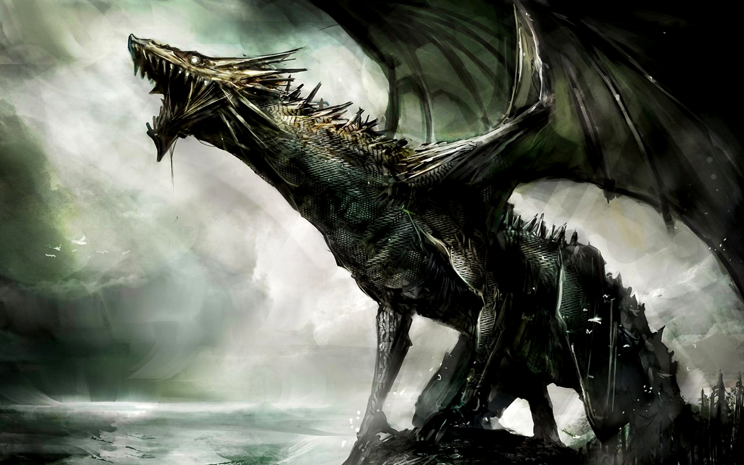 Fantasy Dragon Dragons Wallpaper Full HD