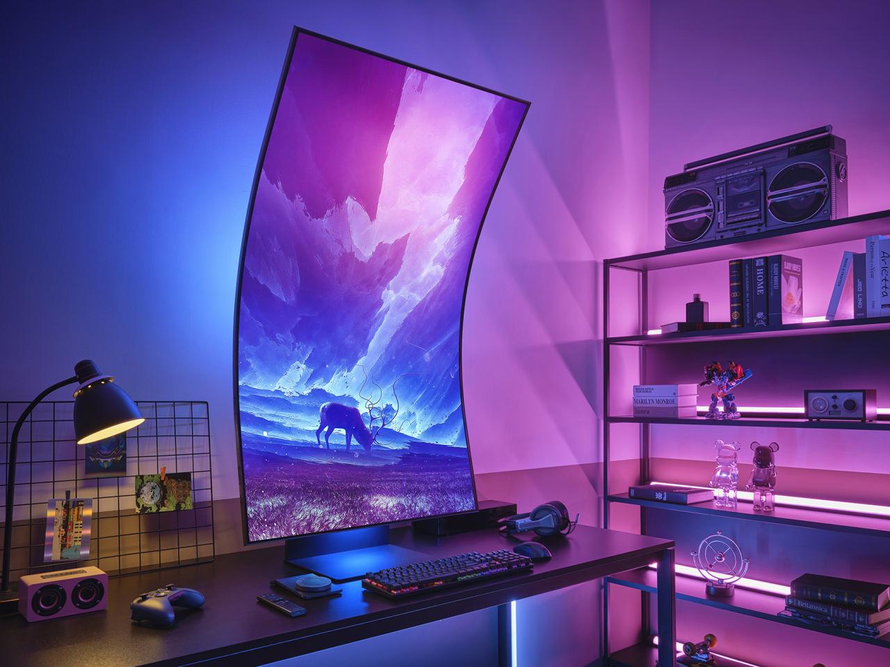 Samsung Unveils World S Largest Gaming Monitor