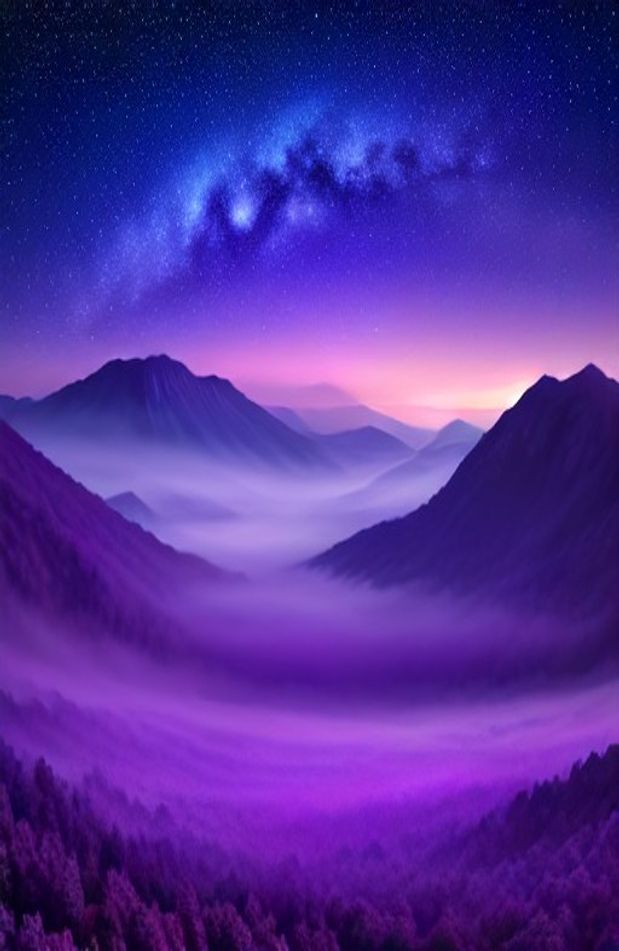 Cool Purple Aesthetic Wallpaper