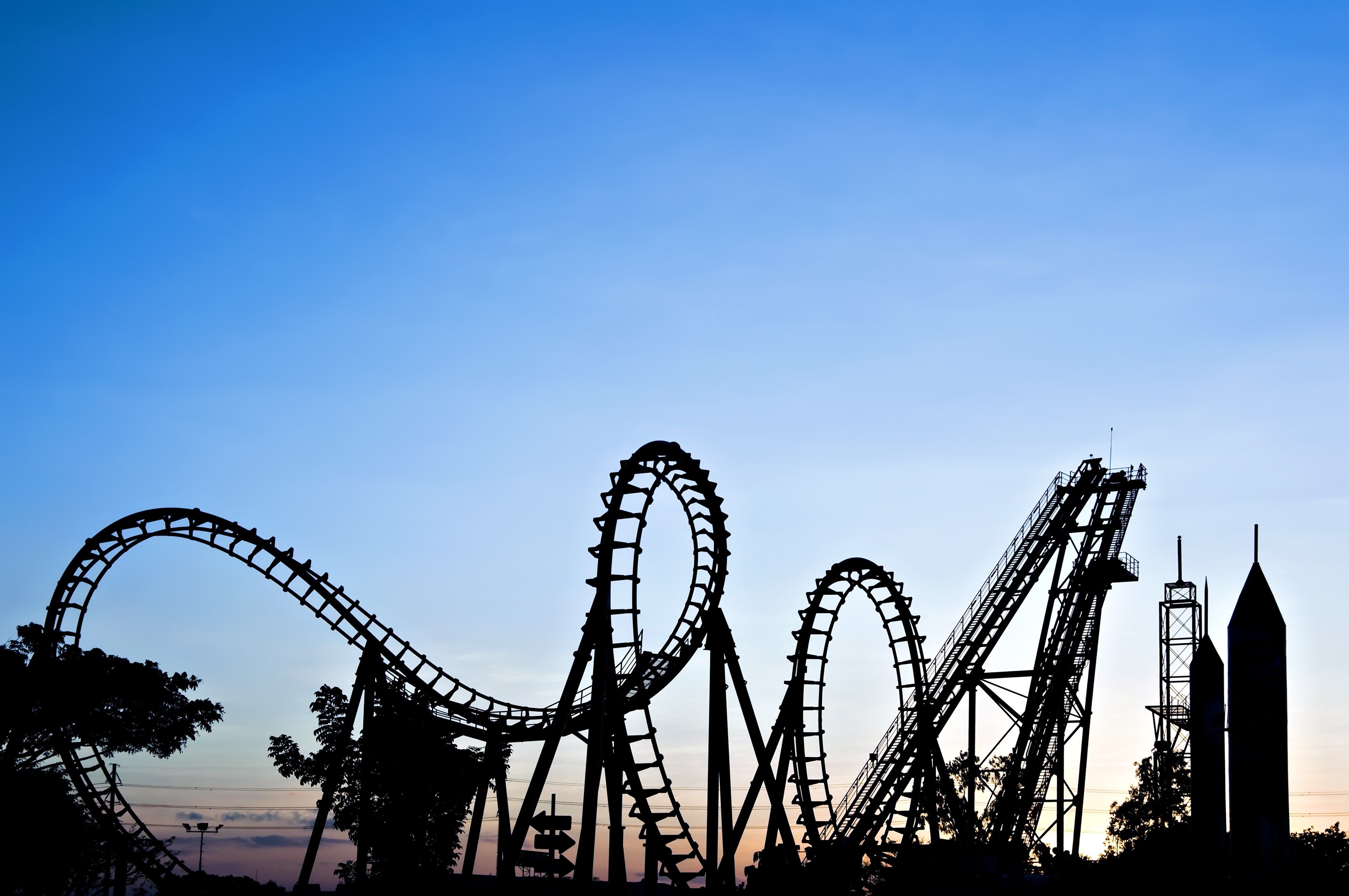 Roller Coaster Fun Wallpaper For Desktop