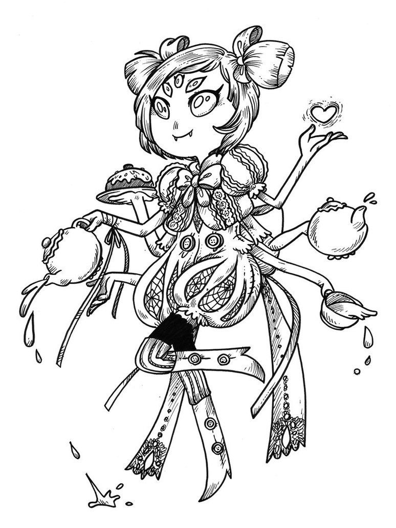Undertale Muffet By Secondlina