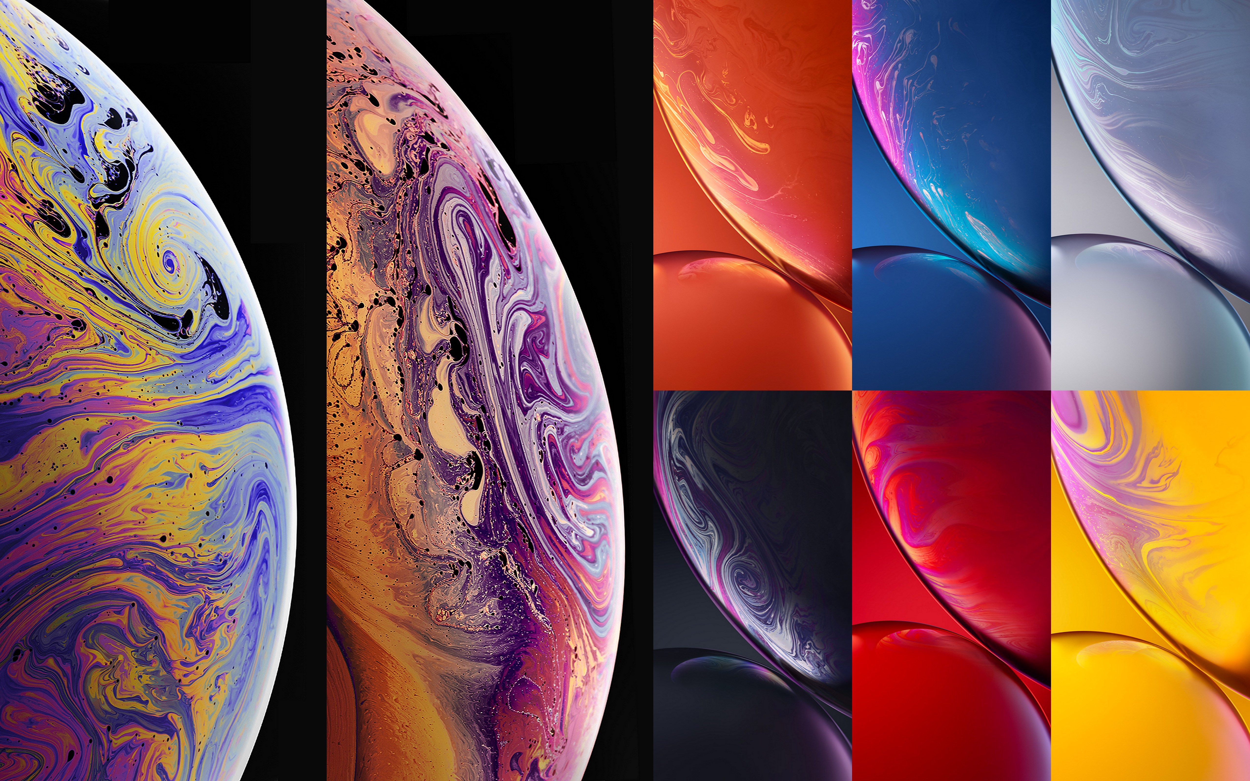 Download iPhone XS XS MAX and XR Stock Wallpapers in Full HD