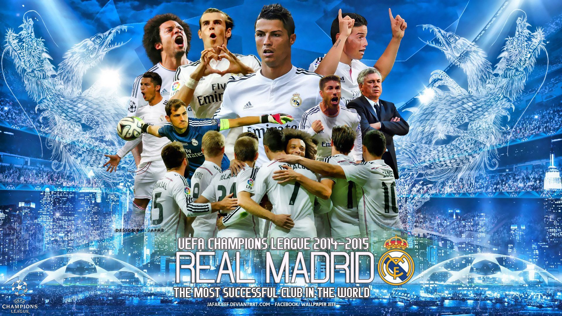 Wallpaper Real Madrid Champions League