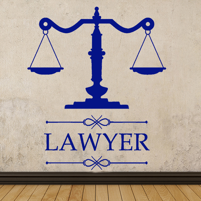 Removable Wall Stickers Wallpaper Decor Of Law Firm Logo Lawyer 800x800