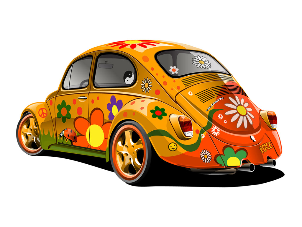 Vector Cartoon Car Wallpaper Auto Desktop Background