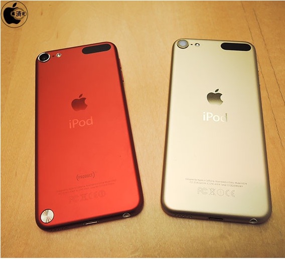 5th Gen Ipod Touch On Left 6th Right