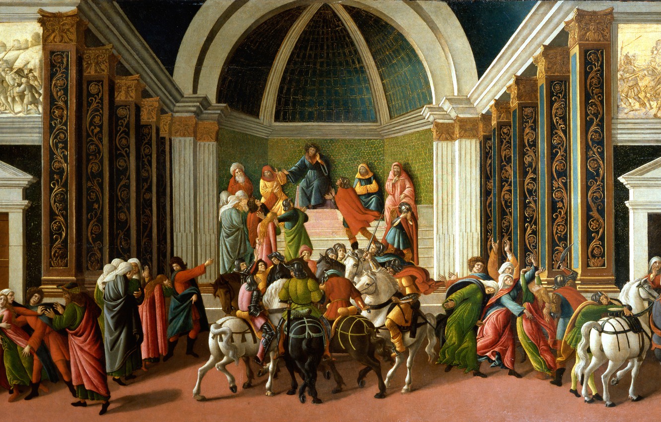 Wallpaper Picture Mythology Sandro Botticelli History Of