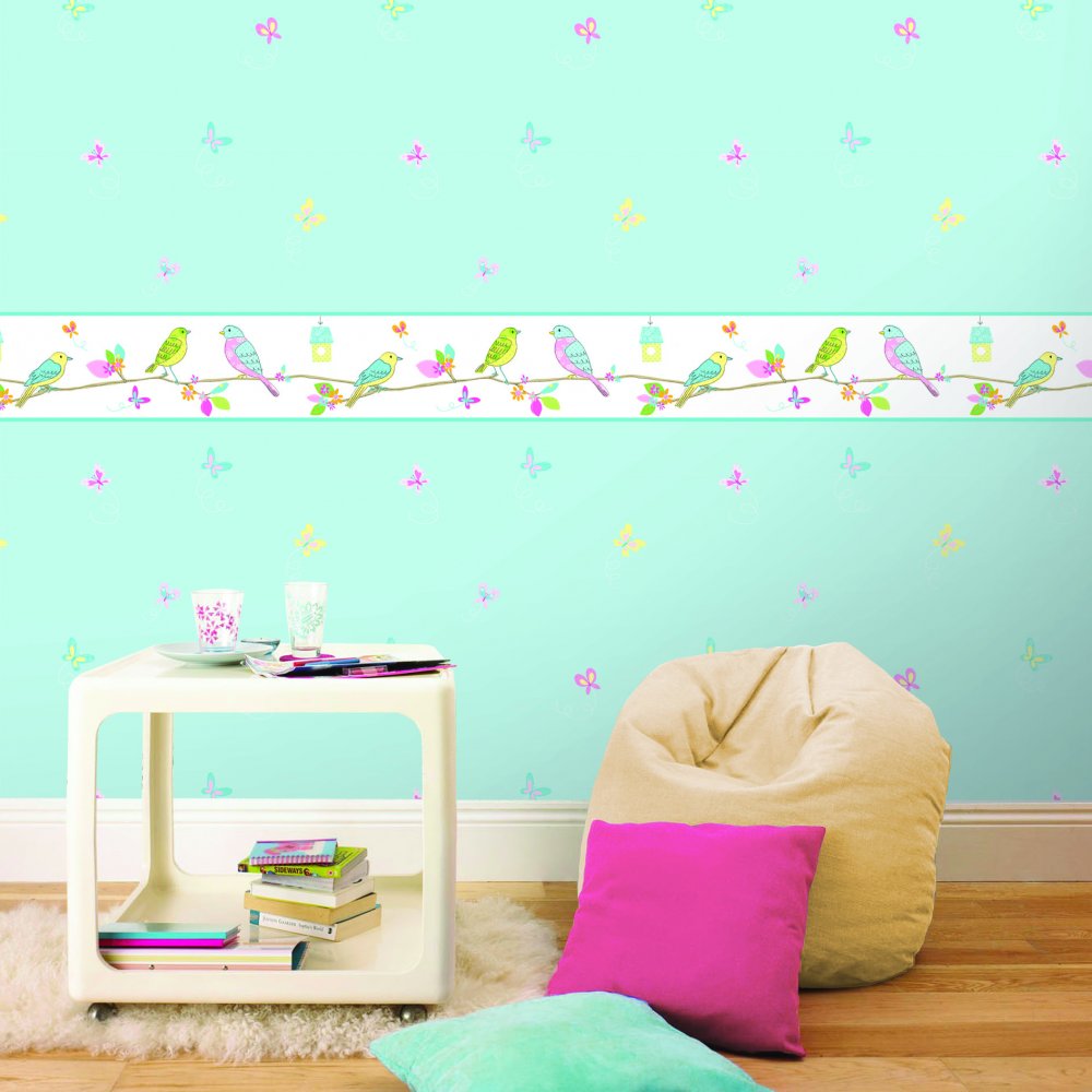 🔥 Free download bird print This wallpaper border is printed on a flat