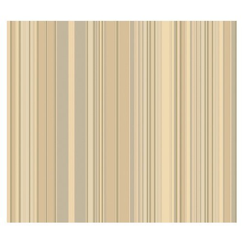 Allen Roth Beige Metallic Stripe Wallpaper Lw1340730