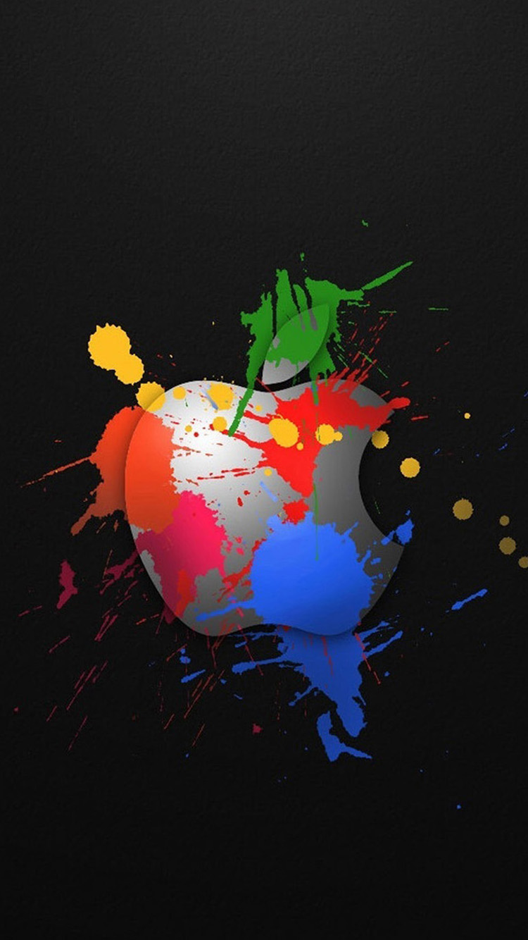 Graffiti Apple logo iPhone 6 Wallpapers HD Wallpapers For iPhone 6 750x1334