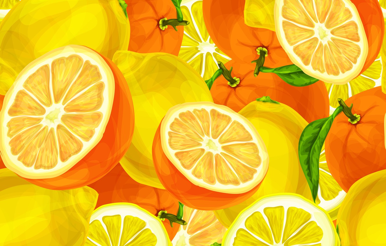 Wallpaper Background Oranges Texture Citrus Lemons