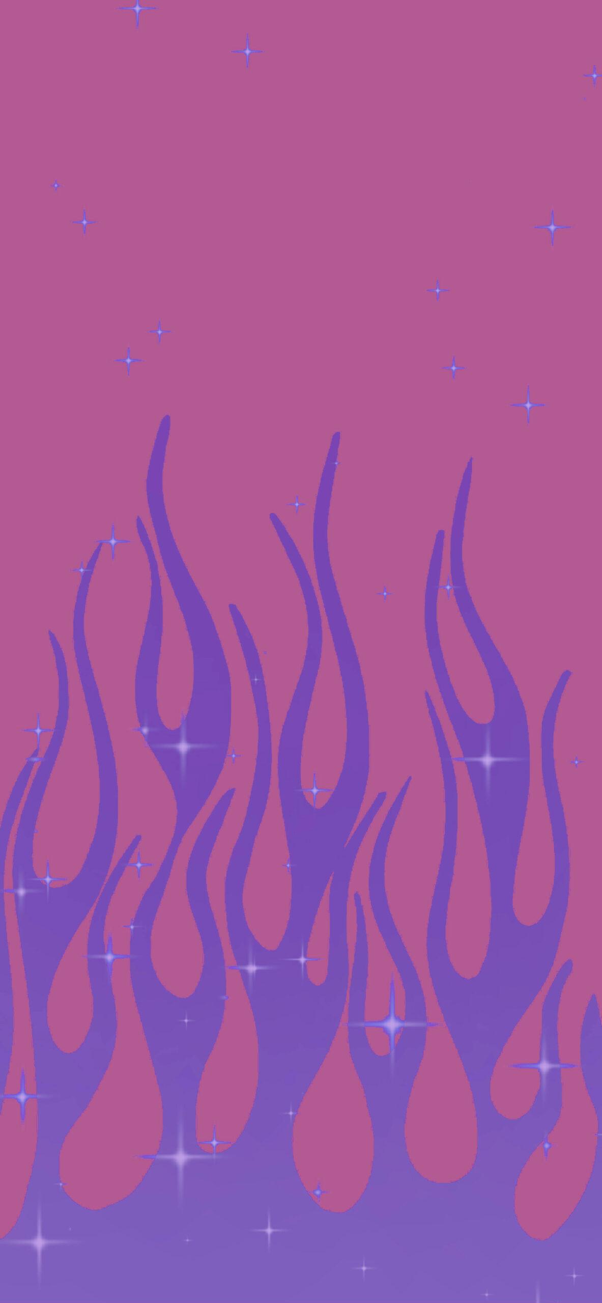 Pink and Purple Flame Wallpapers   Aesthetic Purple Wallpaper iPhone