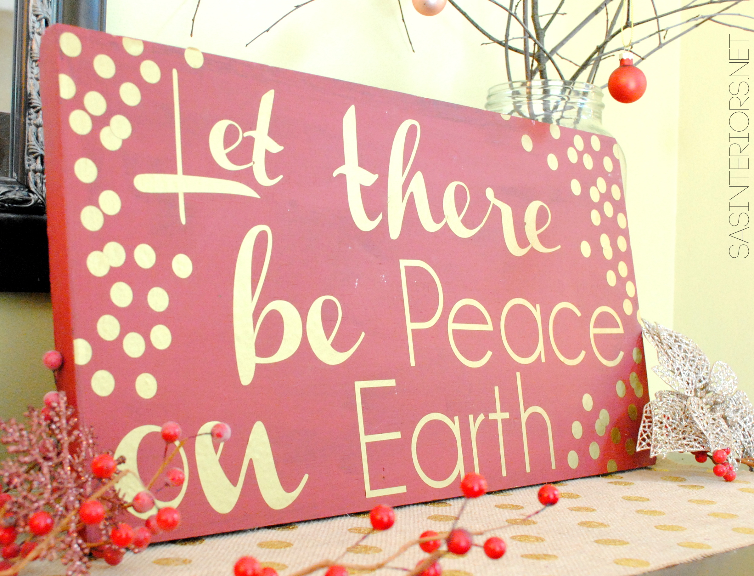Peace On Earth Christmas Wallpaper christmas sign creation