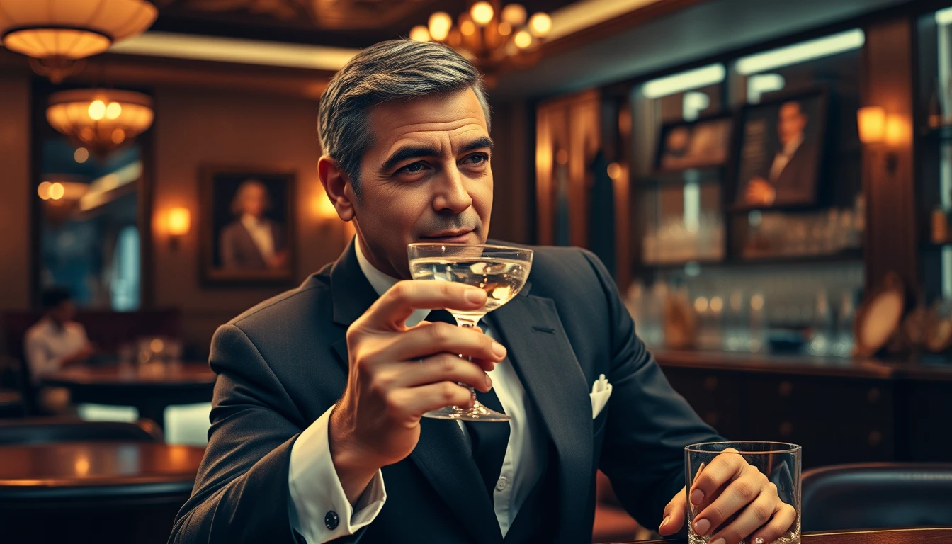Martini George Clooney Wallpaper