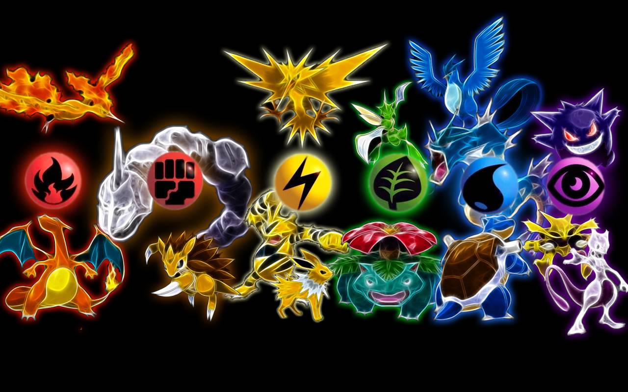 All Pokemon Types Wallpaper