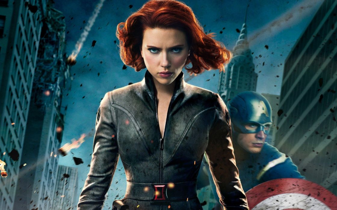 Scarlett Johansson Captain America Black Widow Chris Evans Zippers