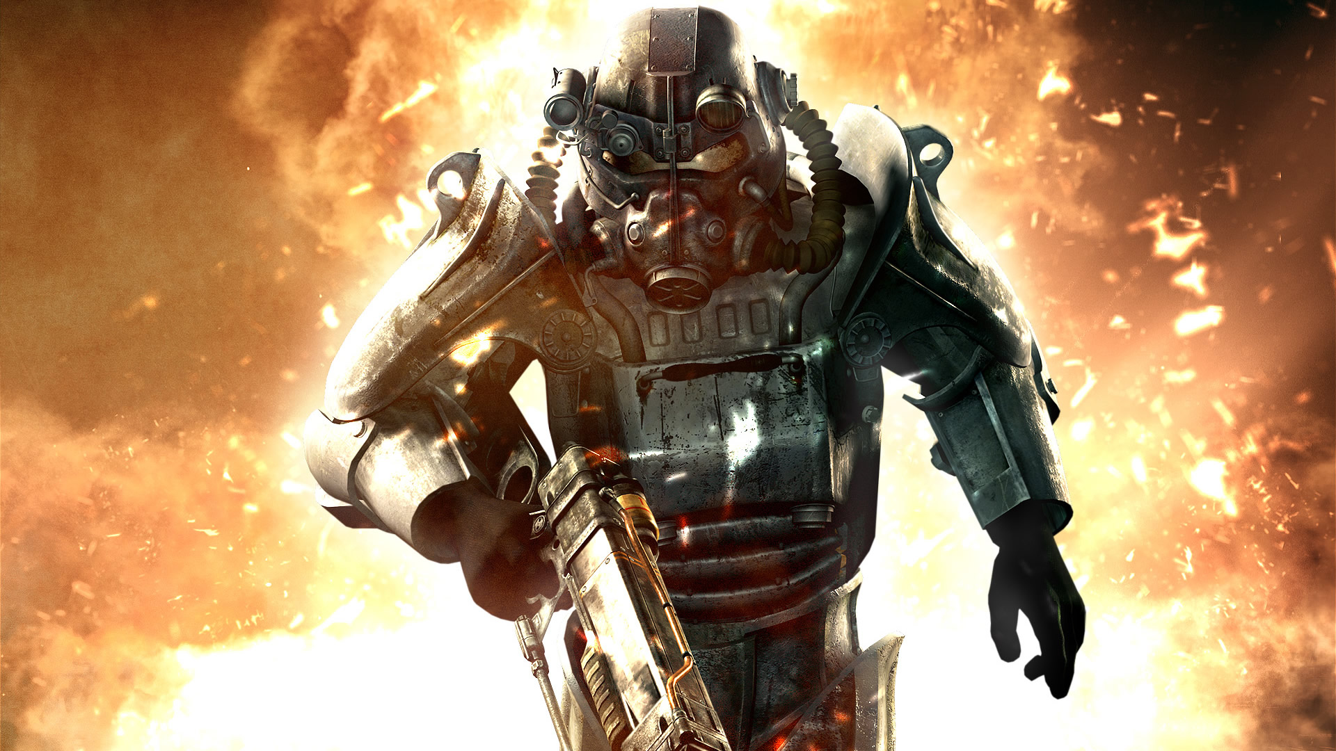 Power Armor Wallpaper Stores Steel Brotherhood Members Fallout3