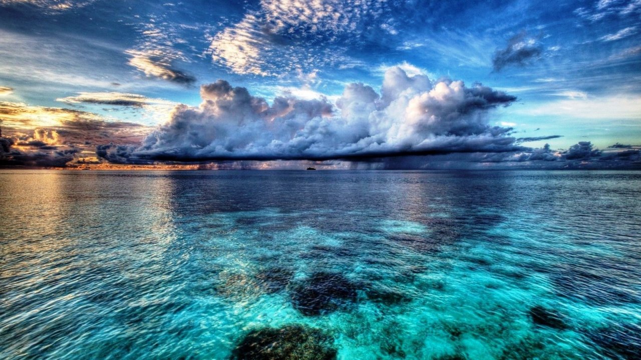 Wallpaper Puter Sea Blue Nature Oceans Desktop HD