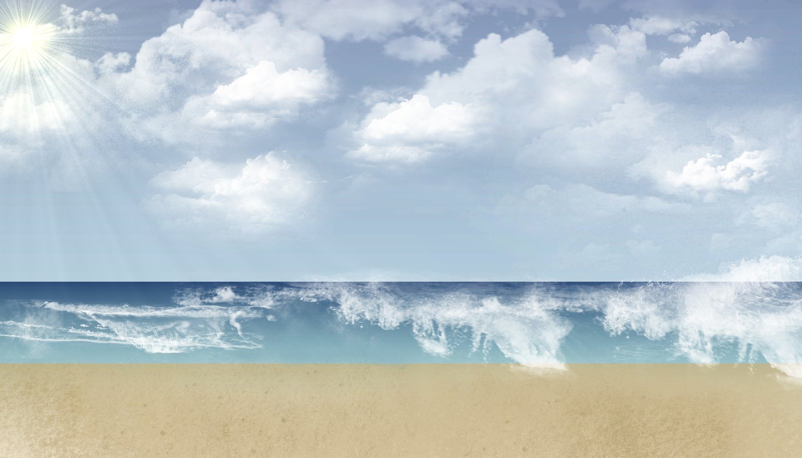 Background Summer Beach By Ecvcm