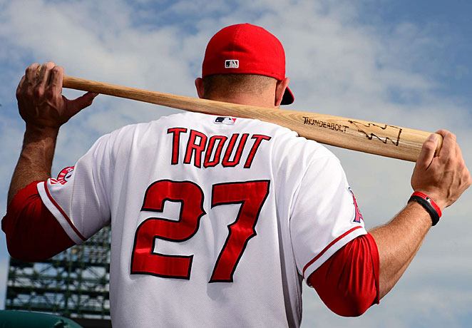 Angels Baseball Mike Trout Wallpaper Looks To Build On A